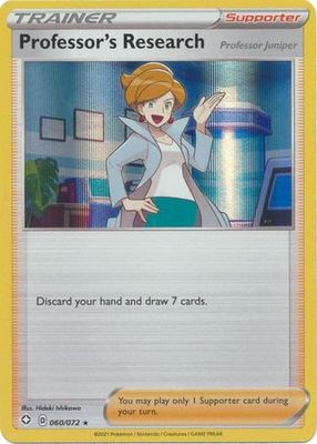Professor&#39;s Research - 060/072 - Holo Rare Theme Deck Exclusive Pokemon Theme Deck Exclusives
