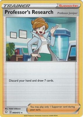 Professor&#39;s Research - 060/072 - Rare Shining Fates Singles