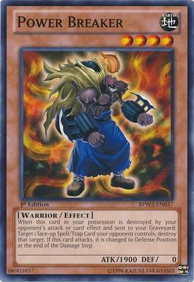 Power Breaker - BPW2-EN037 - Common 1st Edition Battle Pack 2: War of the Giants Round 2 [BPW2] Singles
