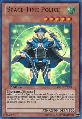 Space Time Police - GENF-EN023 - Ultra Rare 1st Edition Generation Force 1st Edition Singles (espanol)
