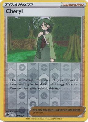Cheryl - 123/163 - Uncommon Reverse Holo Sword &amp; Shield: Battle Styles Reverse Holo Singles