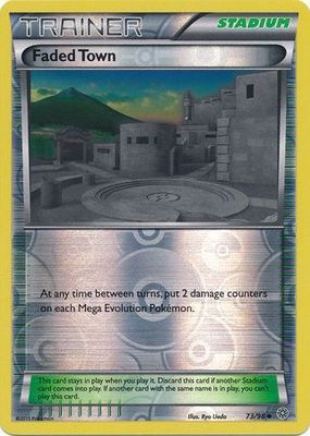 Faded Town - 73/98 - Uncommon Reverse Holo XY: Ancient Origins Reverse Holo Singles