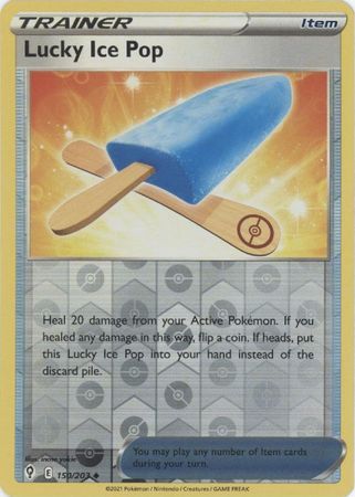 Lucky Ice Pop - 150/203 - Uncommon Reverse Holo Sword &amp; Shield: Evolving Skies Reverse Holo Singles