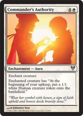 Commander&#39;s Authority Avacyn Restored Singles