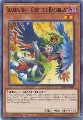 Blackwing - Gust the Backblast - LDS2-EN038 - Common 1st Edition Legendary Duelists: Season 2 [LDS2] 1st Edition Singles