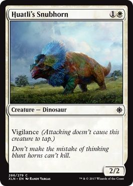 Huatli&#39;s Snubhorn 286/279 - Ixalan Singles