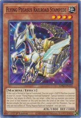 Flying Pegasus Railroad Stampede - LDS2-EN122 - Common 1st Edition Legendary Duelists: Season 2 [LDS2] 1st Edition Singles