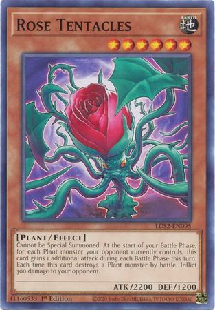 Rose Tentacles - LDS2-EN095 - Common 1st Edition Legendary Duelists: Season 2 [LDS2] 1st Edition Singles