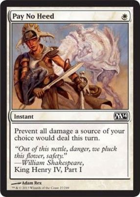 Pay No Heed Magic 2014 (M14) Singles