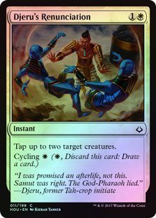 Djeru&#39;s Renunciation 011/199 - Foil Hour of Devastation Foil Singles (Español)