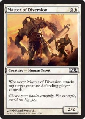 Master of Diversion 24/249 - Magic 2014 (M14) Singles