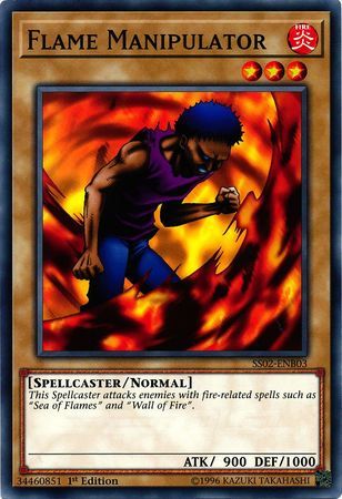 Flame Manipulator - SS02-ENB03 - Common 1st Edition Speed Duel Starter Decks: Duelists of Tomorrow Singles