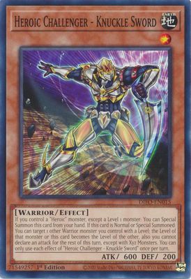 Heroic Challenger - Knuckle Sword - DIFO-EN015 - Common 1st Edition Dimension Force 1st Edition Singles (espanol)