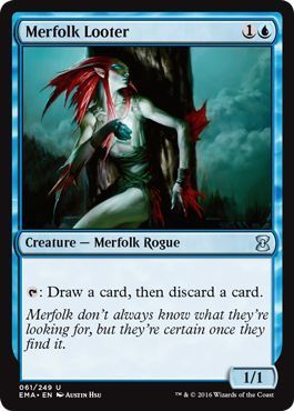 Merfolk Looter 061/249 Eternal Masters Singles