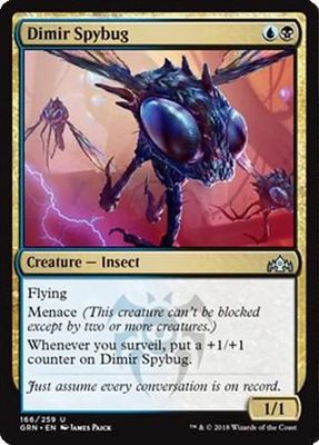 Dimir Spybug 166/259 Guilds of Ravnica Singles