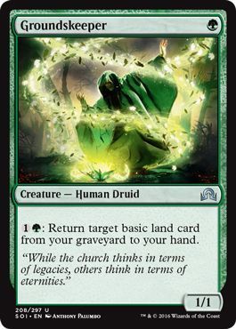 Groundskeeper 208/297 - Shadows over Innistrad Singles