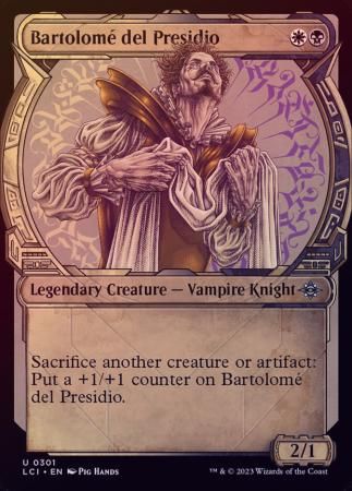 Bartolome del Presidio 0301 - Showcase Foil The Lost Caverns of Ixalan Collector Booster Foil Singles