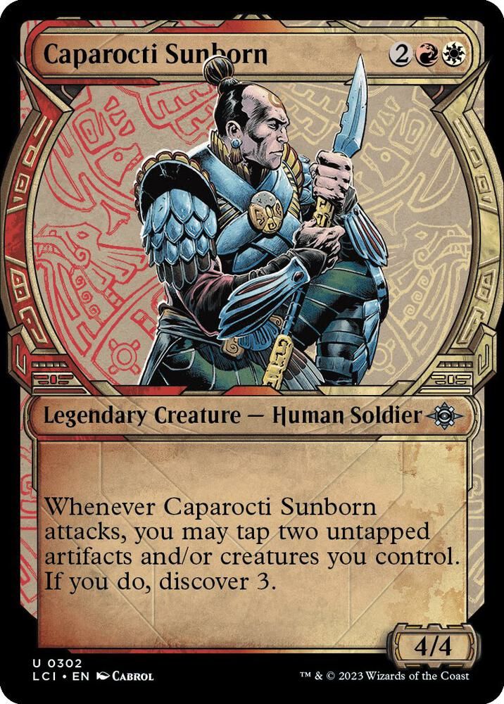 Caparocti Sunborn (Showcase) - The Lost Caverns of Ixalan (LCI) The Lost Caverns of Ixalan