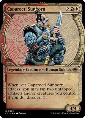 Caparocti Sunborn (Showcase) - The Lost Caverns of Ixalan (LCI) The Lost Caverns of Ixalan