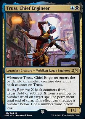 Truss, Chief Engineer 181/244 Unfinity Singles