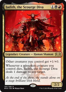 Judith, the Scourge Diva 185/259 - Ravnica Allegiance Singles