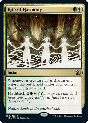 Rite of Harmony 236/277 Innistrad: Midnight Hunt Singles (Español)