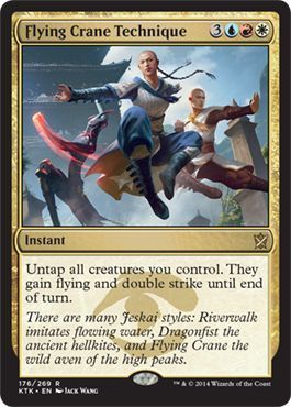 Flying Crane Technique 176/269 Khans of Tarkir Singles