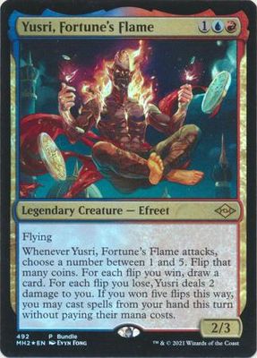 Yusri, Fortune&#39;s Flame 218/303 - MH2 Pre-Release Foil Promo Magic: The Gathering Promo Cards