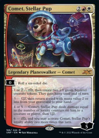 Comet, Stellar Pup 166/244 Unfinity Singles