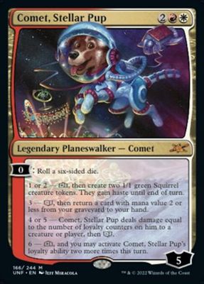 Comet, Stellar Pup 166/244 Unfinity Singles