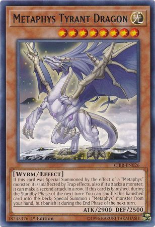 Metaphys Tyrant Dragon - CIBR-EN026 - Rare 1st Edition Circuit Break 1st Edition Singles (espanol)