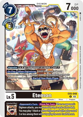Etemon - Animal Colosseum (EX05) Animal Colosseum