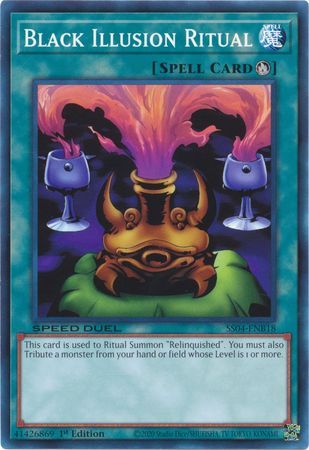 Black Illusion Ritual - SS04-ENB18 - Common 1st Edition Speed Duel Starter Decks: Match of the Millennium Singles (danada)