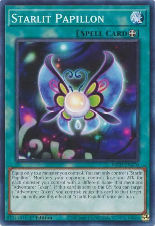 Starlit Papillon - MP23-EN270 - Common 1st Edition Mega Tin 2023 Dueling Heroes Singles
