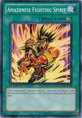 Amazoness Fighting Spirit - DREV-EN054 - Common 1st Edition Duelist Revolution 1st Edition Singles