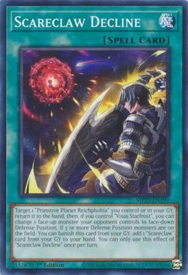 Scareclaw Decline - MP23-EN199 - Common 1st Edition Mega Tin 2023 Dueling Heroes Singles