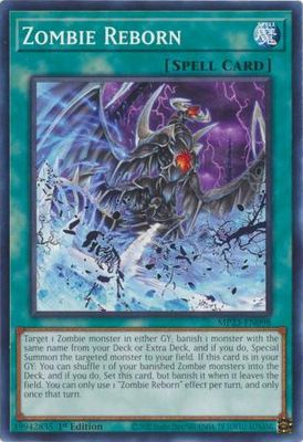 Zombie Reborn - MP23-EN098 - Common 1st Edition Mega Tin 2023 Dueling Heroes Singles (espanol)