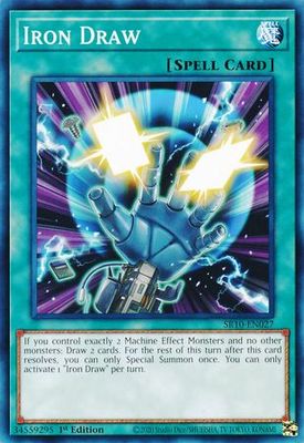 Iron Draw - SR10-EN027 - Common 1st Edition Structure Deck: Mechanized Madness 1st Edition Singles