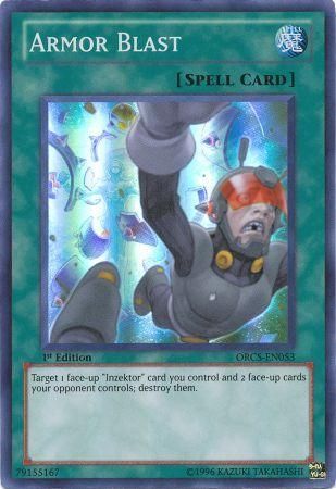 Armor Blast - ORCS-EN053 - Super Rare 1st Edition Order of Chaos 1st Edition Singles