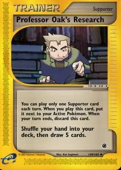 Professor Oak&#39;s Research - 149/165 - Uncommon Expedition Singles