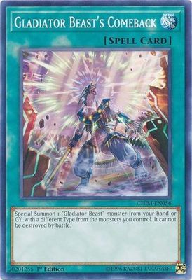 Gladiator Beast&#39;s Comeback - CHIM-EN056 - Common 1st Edition Chaos Impact 1st Edition Singles (espanol)