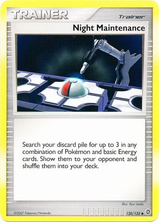 Night Maintenance - 120/132 - Uncommon Diamond &amp; Pearl: Secret Wonders Singles