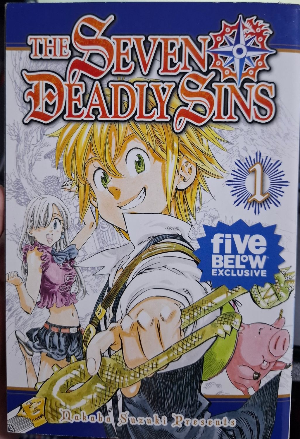 BAF1 Seven Deadly Sins Manga Volumen 1 Ingles
