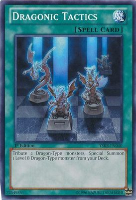 Dragonic Tactics - YSKR-EN040 - Common 1st Edition Starter Deck: Kaiba Reloaded [YSKR] 1st Edition Singles