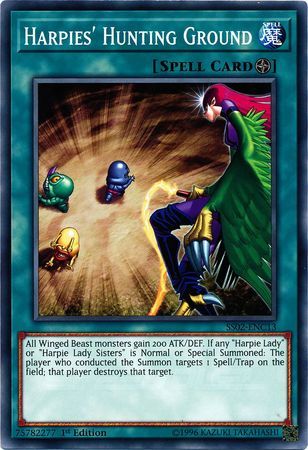 Harpies&#39; Hunting Ground - SS02-ENC13 - Common 1st Edition Speed Duel Starter Decks: Duelists of Tomorrow Singles