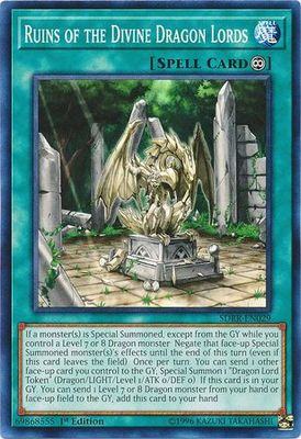 Ruins of the Divine Dragon Lords - SDRR-EN029 - Common 1st Edition Rokket Revolt Singles