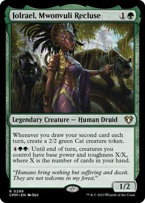 Jolrael, Mwonvuli Recluse 0299 Commander Masters Singles