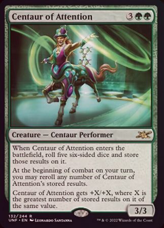 Centaur of Attention 132/244 - Foil Unfinity Foil Singles