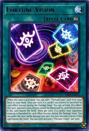Fortune Vision - RIRA-EN055 - Rare 1st Edition Rising Rampage [RIRA] 1st Edition Singles (espanol)