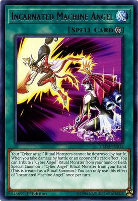 Incarnated Machine Angel - LED4-EN015 - Rare 1st Edition Legendary Duelists: Sisters of the Rose 1st Edition Singles